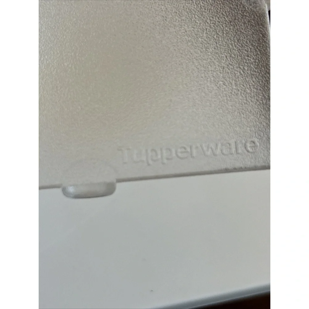 Tupperware WHITE Acrylic Preludio Entertainment Serving Center Elegant Party Dip